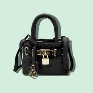 NWT Badgley Mischka Mini Diamond Quilted Tote